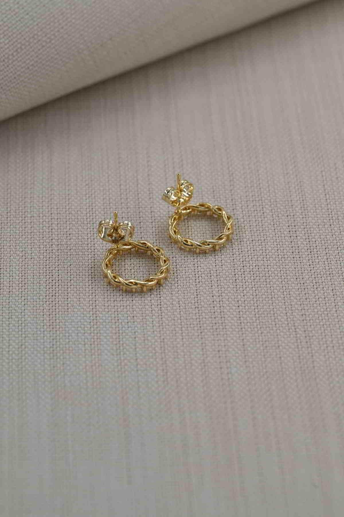 Xuping 14k Taşlı Küpe