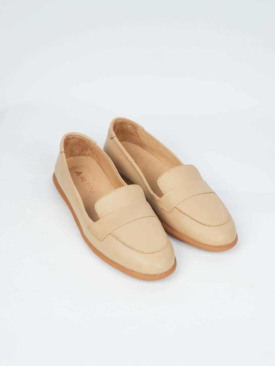 ALBİNİ 203Y LOAFER DERİ KADIN BABET AYAKKABI