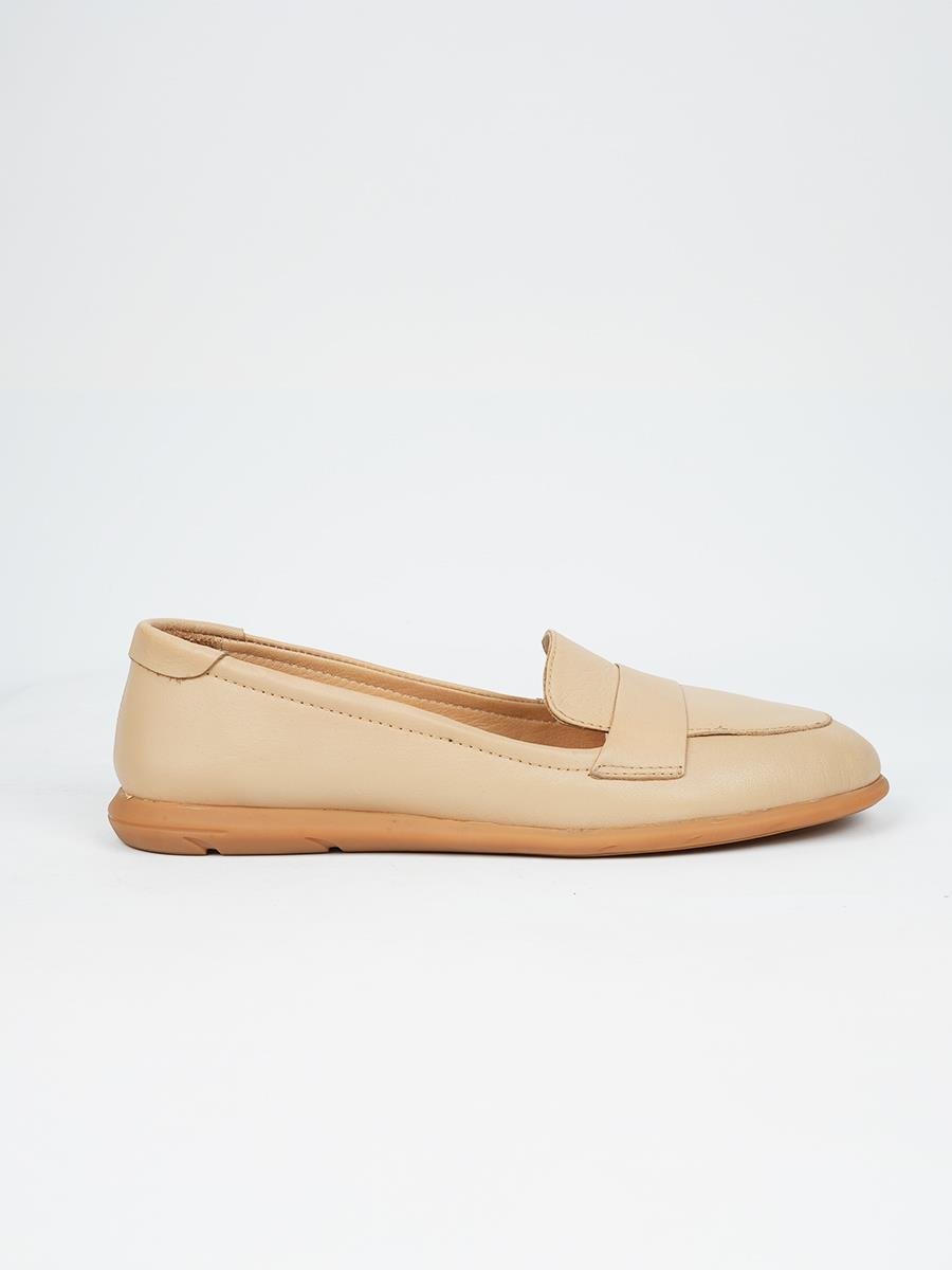 ALBİNİ 203Y LOAFER DERİ KADIN BABET AYAKKABI