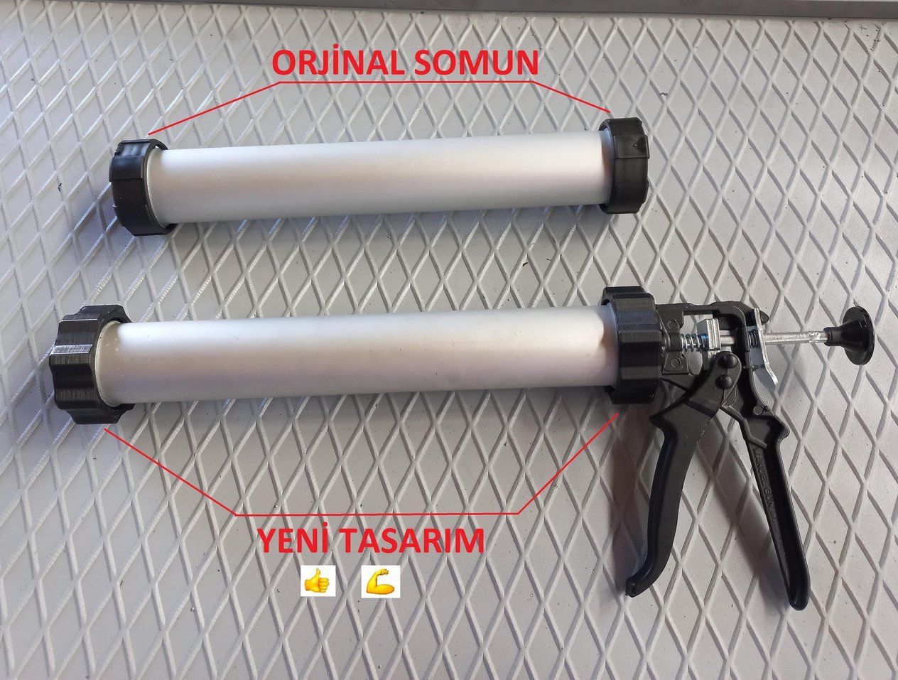 Sosis Silikon Tabancası Arka Somun 5 adet