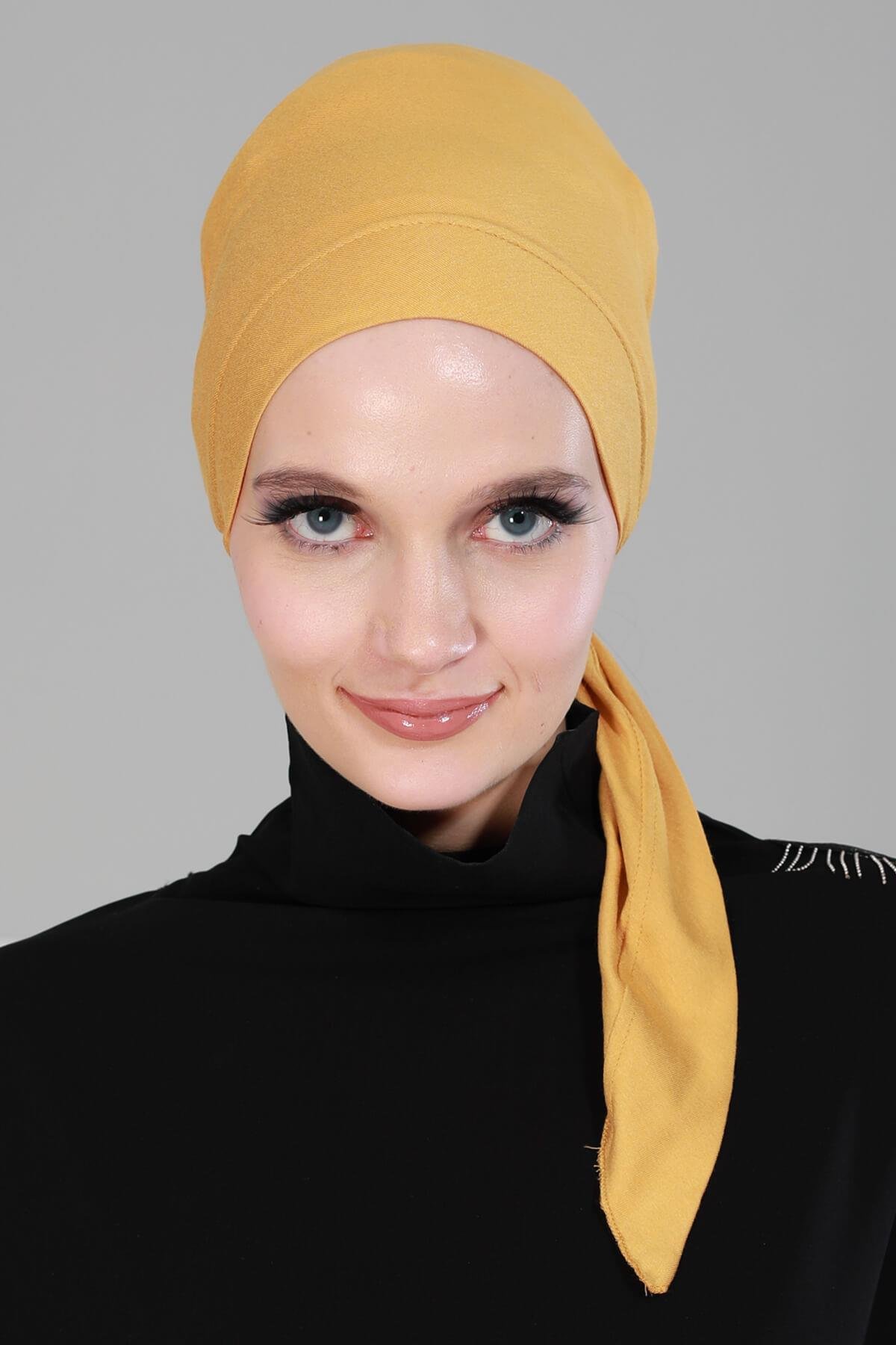 Bandana,B-45 Hardal Sarısı