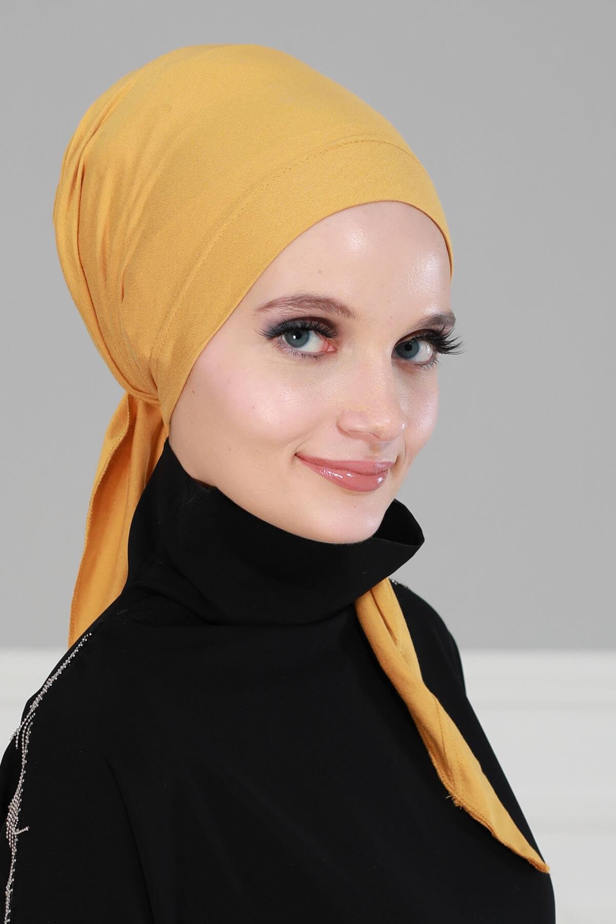 Bandana,B-45 Hardal Sarısı