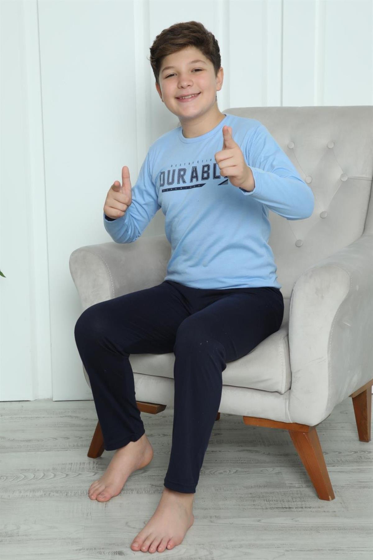 Celira Erkek Çocuk Penye Pijama Takım 20412
