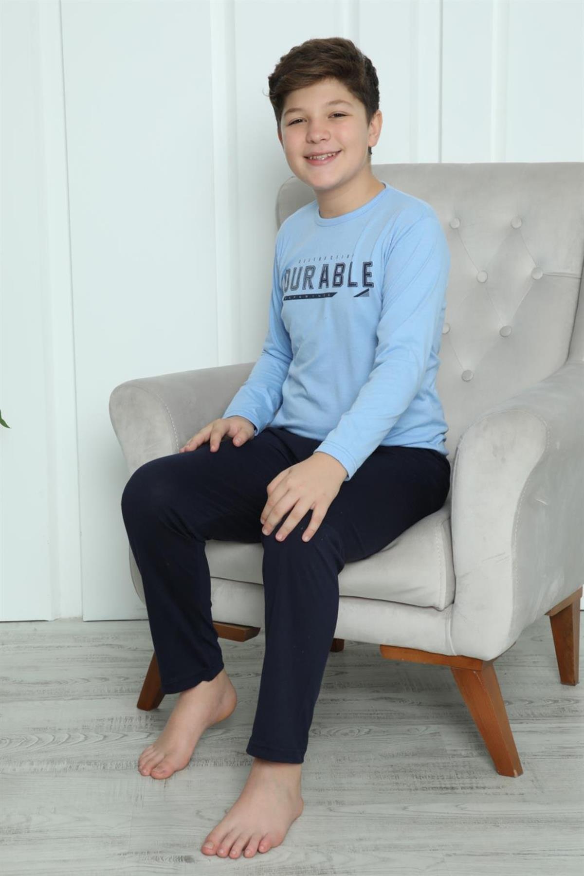 Celira Erkek Çocuk Penye Pijama Takım 20412