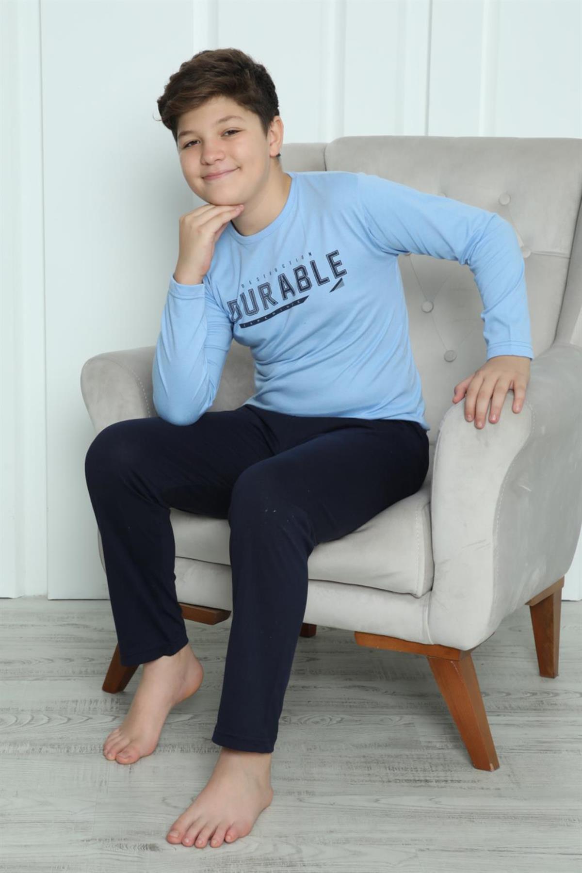 Celira Erkek Çocuk Penye Pijama Takım 20412