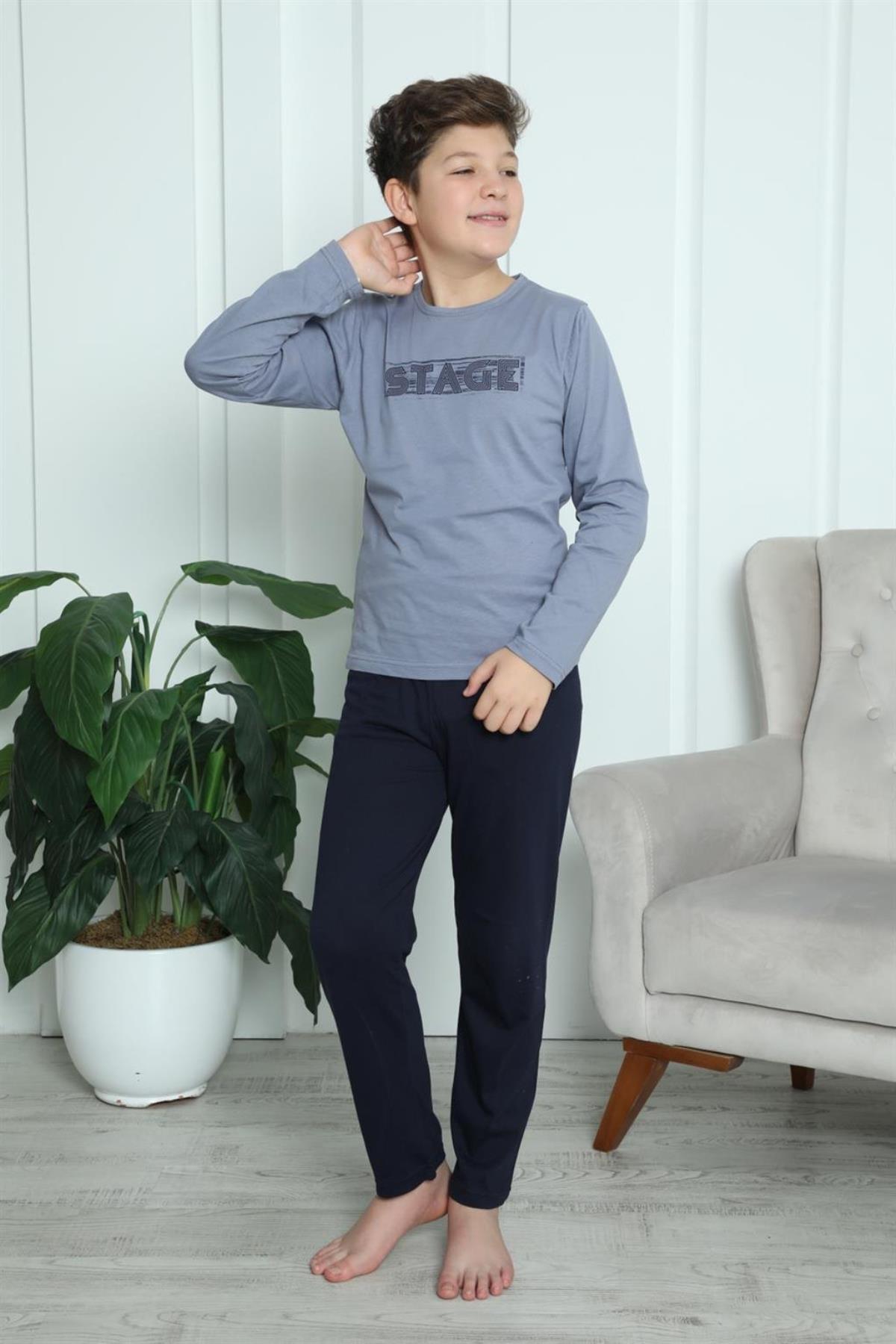 Celira Erkek Çocuk Penye Pijama Takım 20411