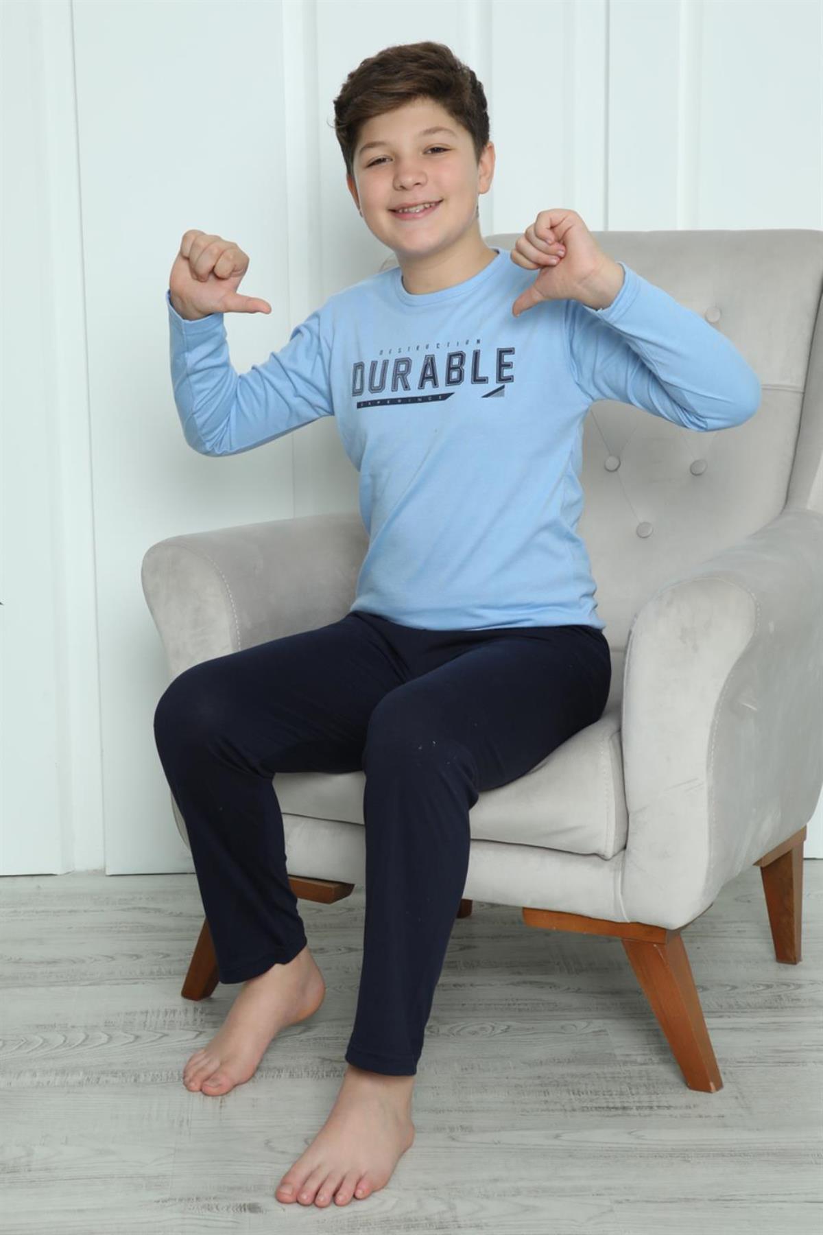 Celira Erkek Çocuk Penye Pijama Takım 20412