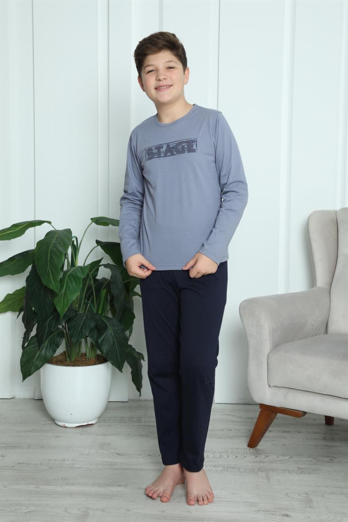 Celira Erkek Çocuk Penye Pijama Takım 20411