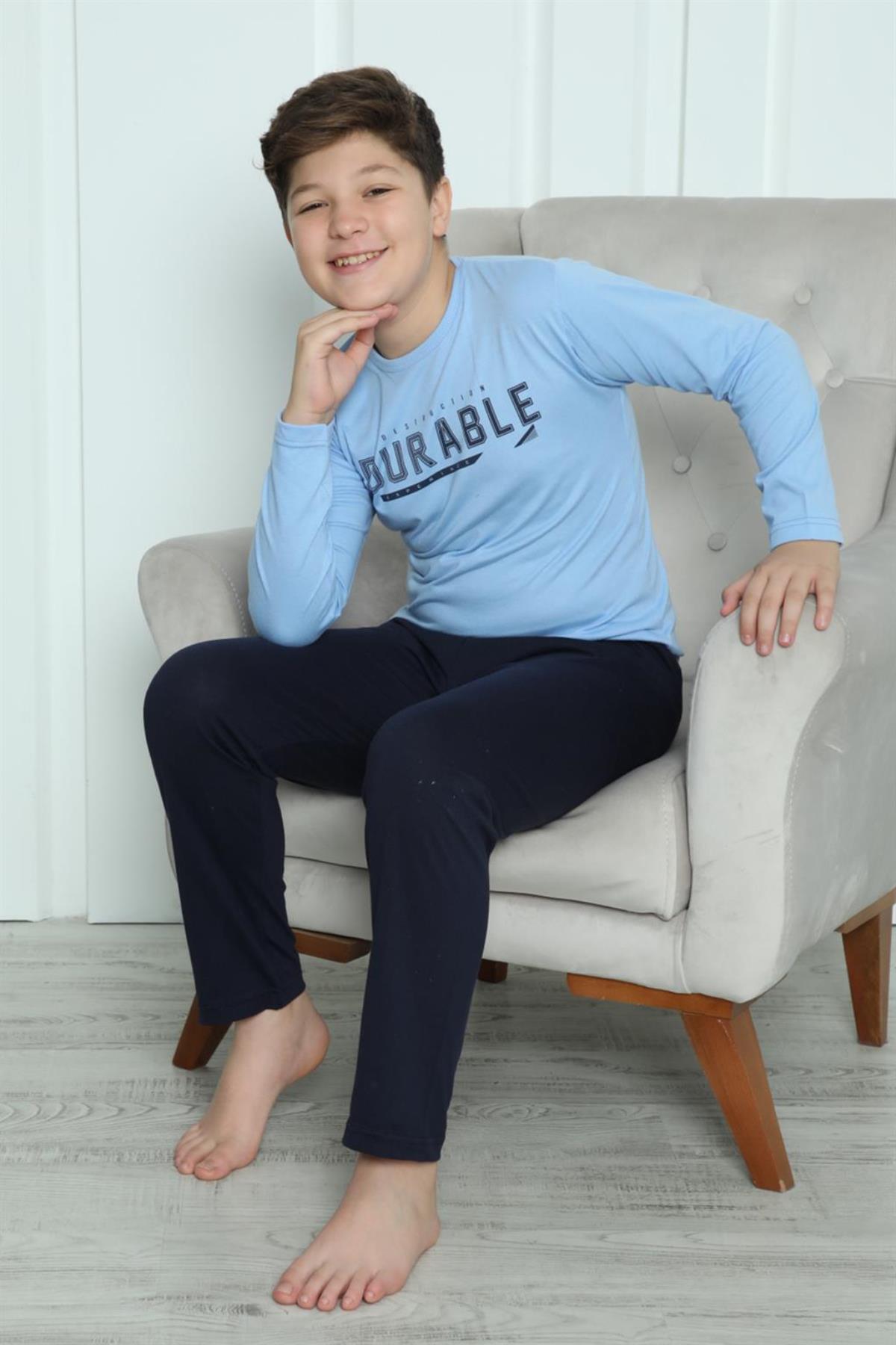 Celira Erkek Çocuk Penye Pijama Takım 20412