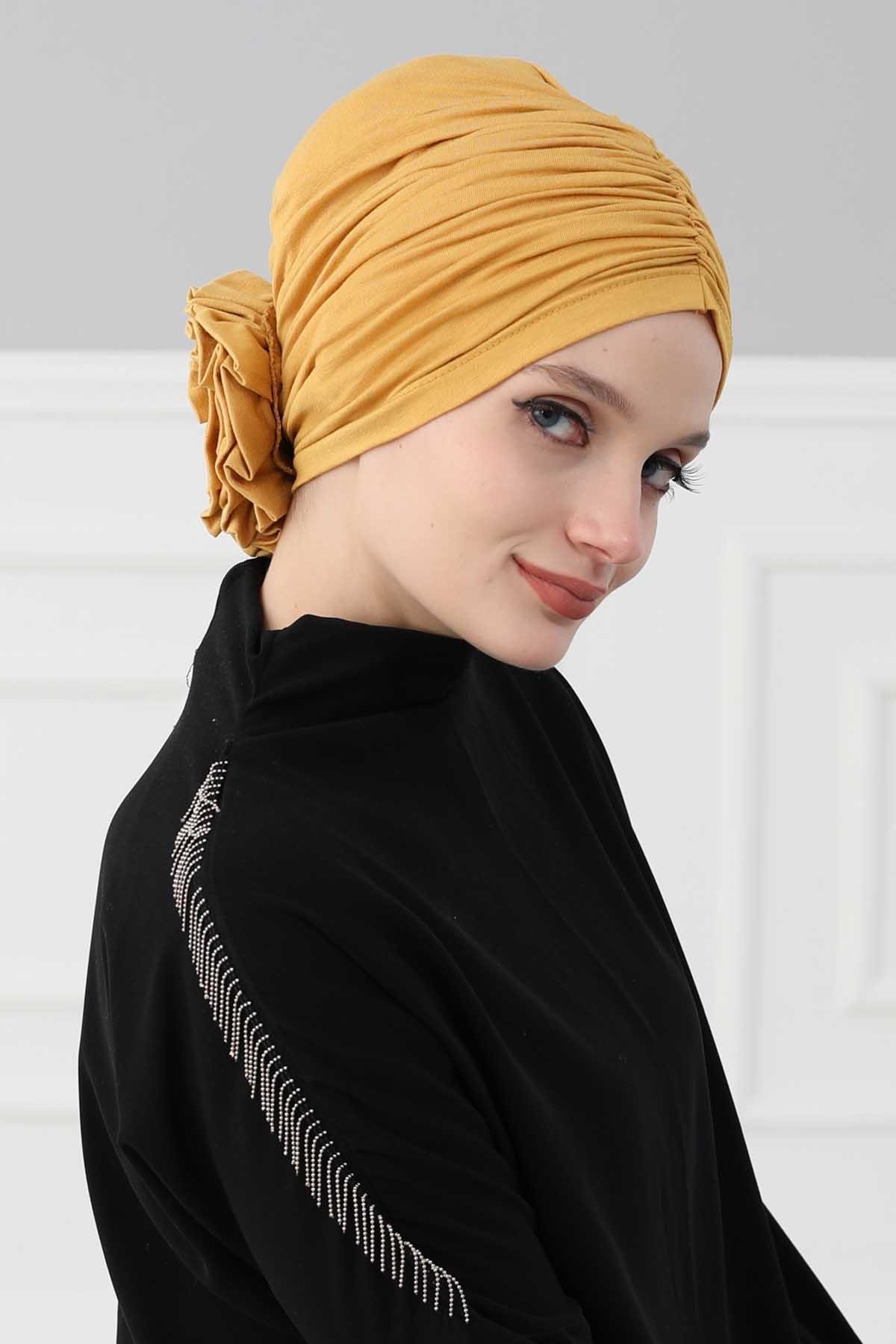 Güllü Penye Bone,B-21 Hardal Sarısı