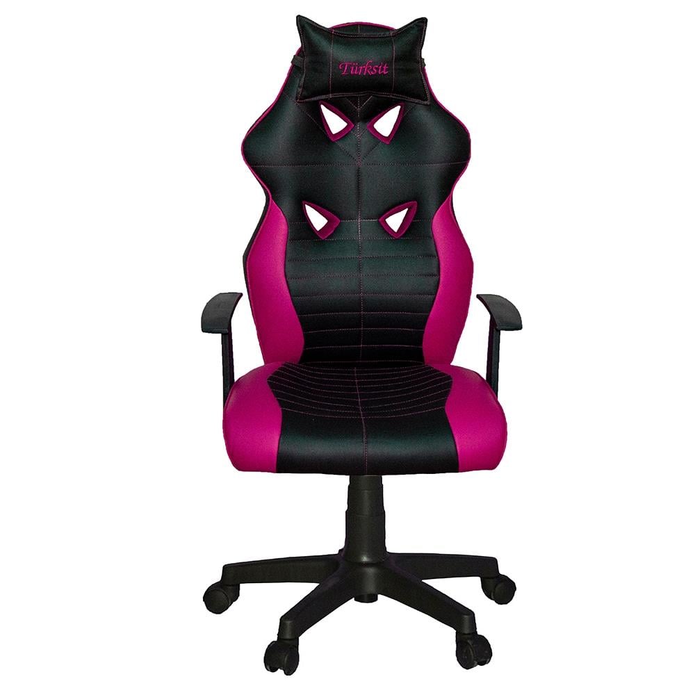 Türksit Bu Koltuk Oyuncu Koltuğu Pembe