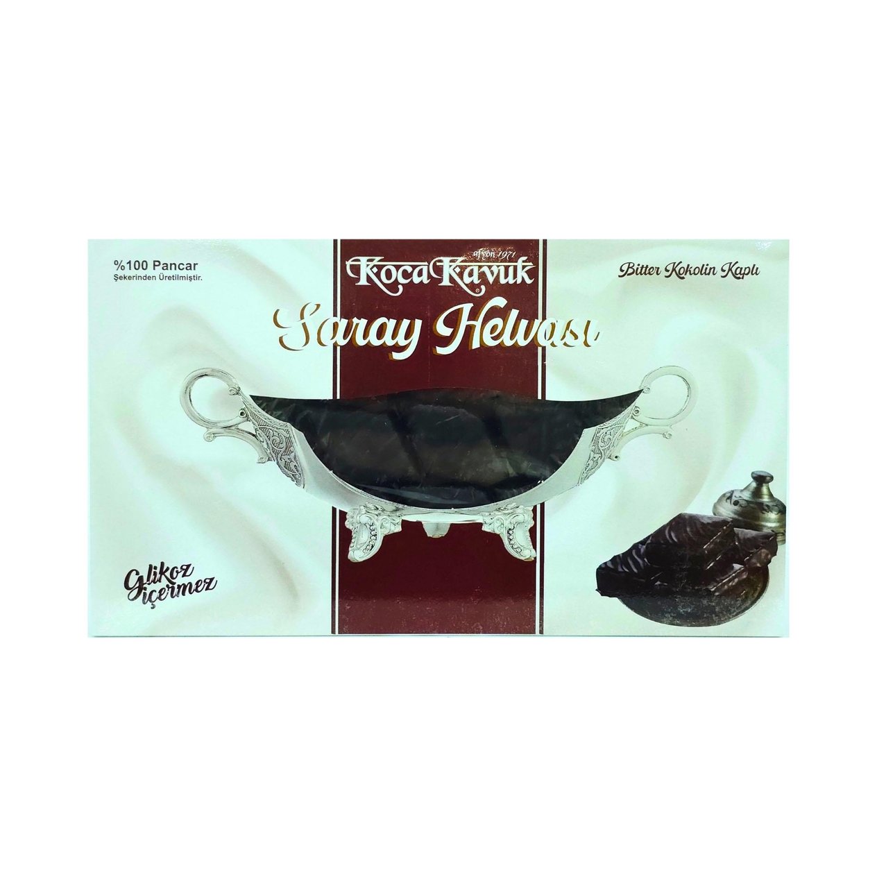 Saray Helvası 350 Gr Bitter Kokolin Kaplı