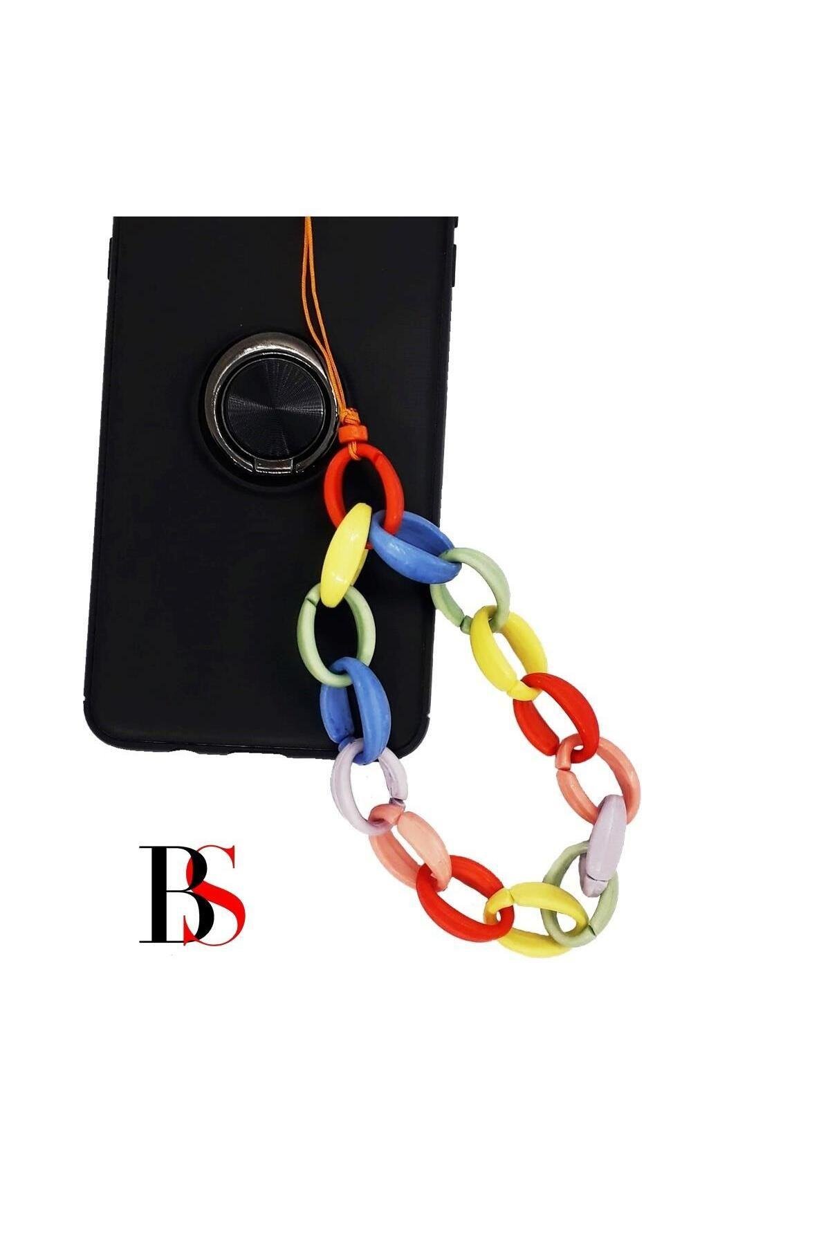 Akrilik Basic Zincir Telefon Askısı