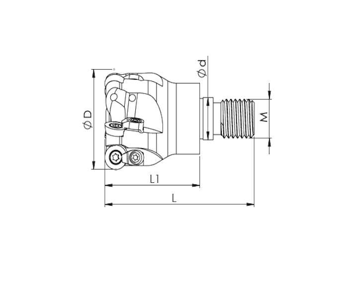 42X4 M16 Vidalı Takım Rdmt 12