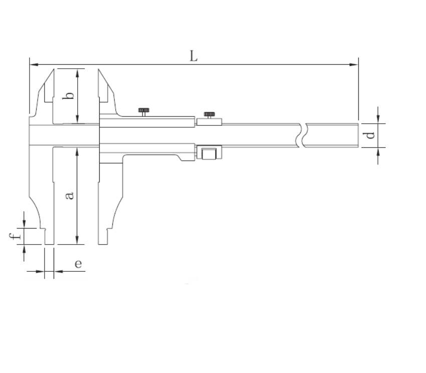Asimeto Ağır İş Çift Çene Mekanik Kumpas 0-1000Mm