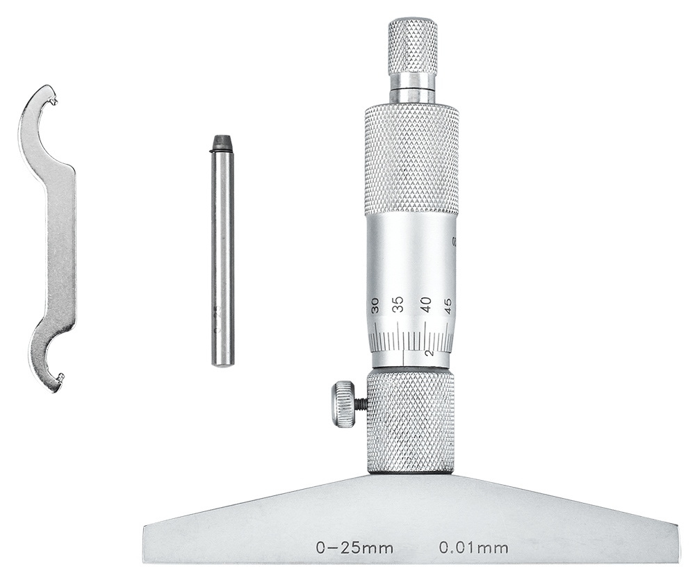 Dasqua 0-100Mm Mekanik Derinlik Mikrometresi 0,01
