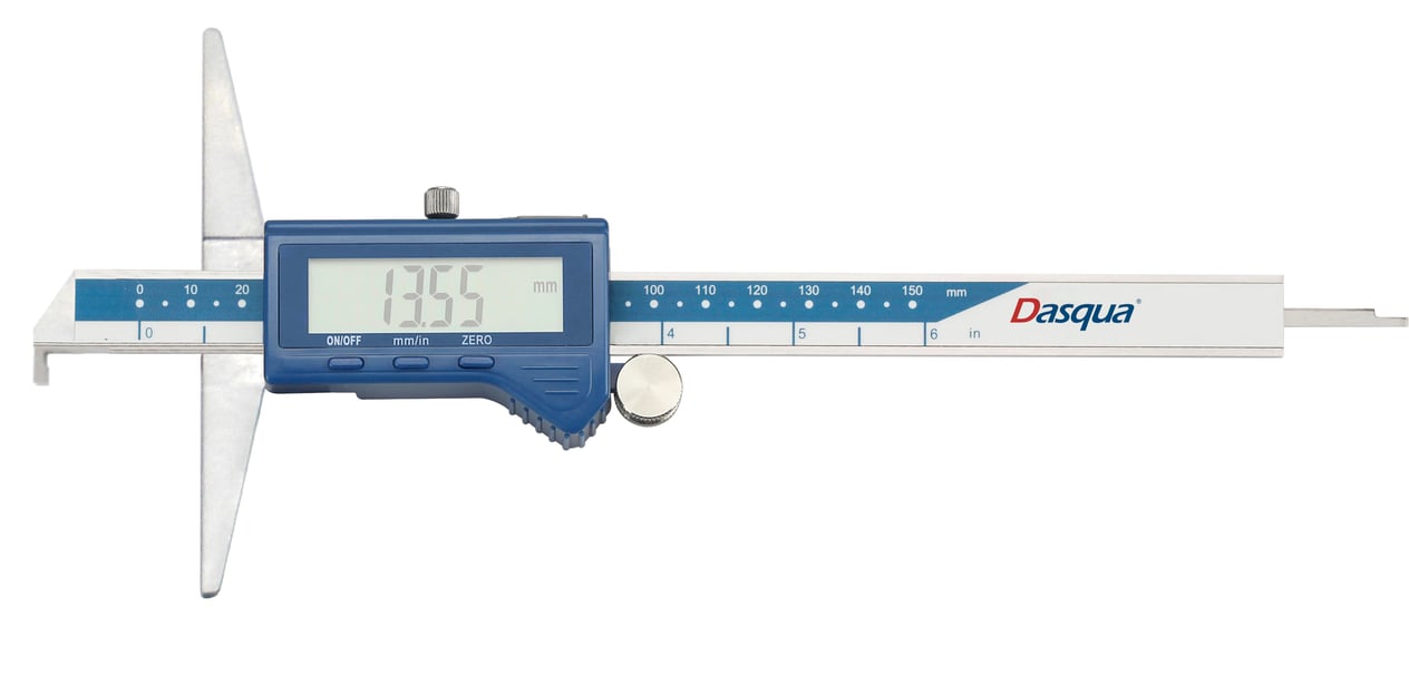 Dasqua 0-200Mm Dijital Derinlik Kumpası 0,01 -Type B Çengelli