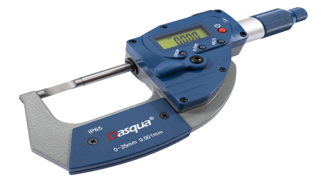Dasqua 0-25Mm Dijital Bıçak Ağızlı Hızlı Ölçüm Mikrometre