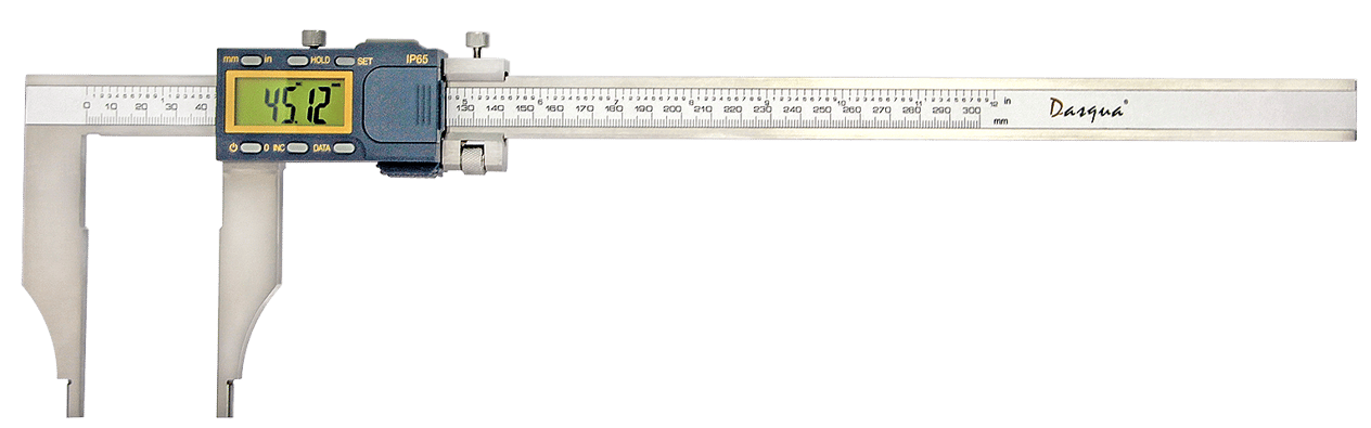 Dasqua 0-300Mm Tek Çene Dijital Kumpas – Bilgi Çıkışlı Ip65