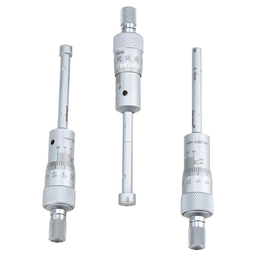 Dasqua 20-50Mm Mekanik 3 Ayaklı İç Çap Mikrometre Seti 0,005