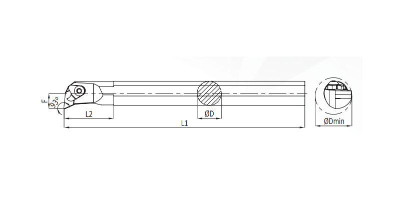 S40V Ckunr / L 16 İç Çap Delik Kateri