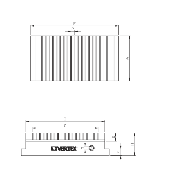 Vertex İnce Çizgili Manyetik Tabla 200X450Mm