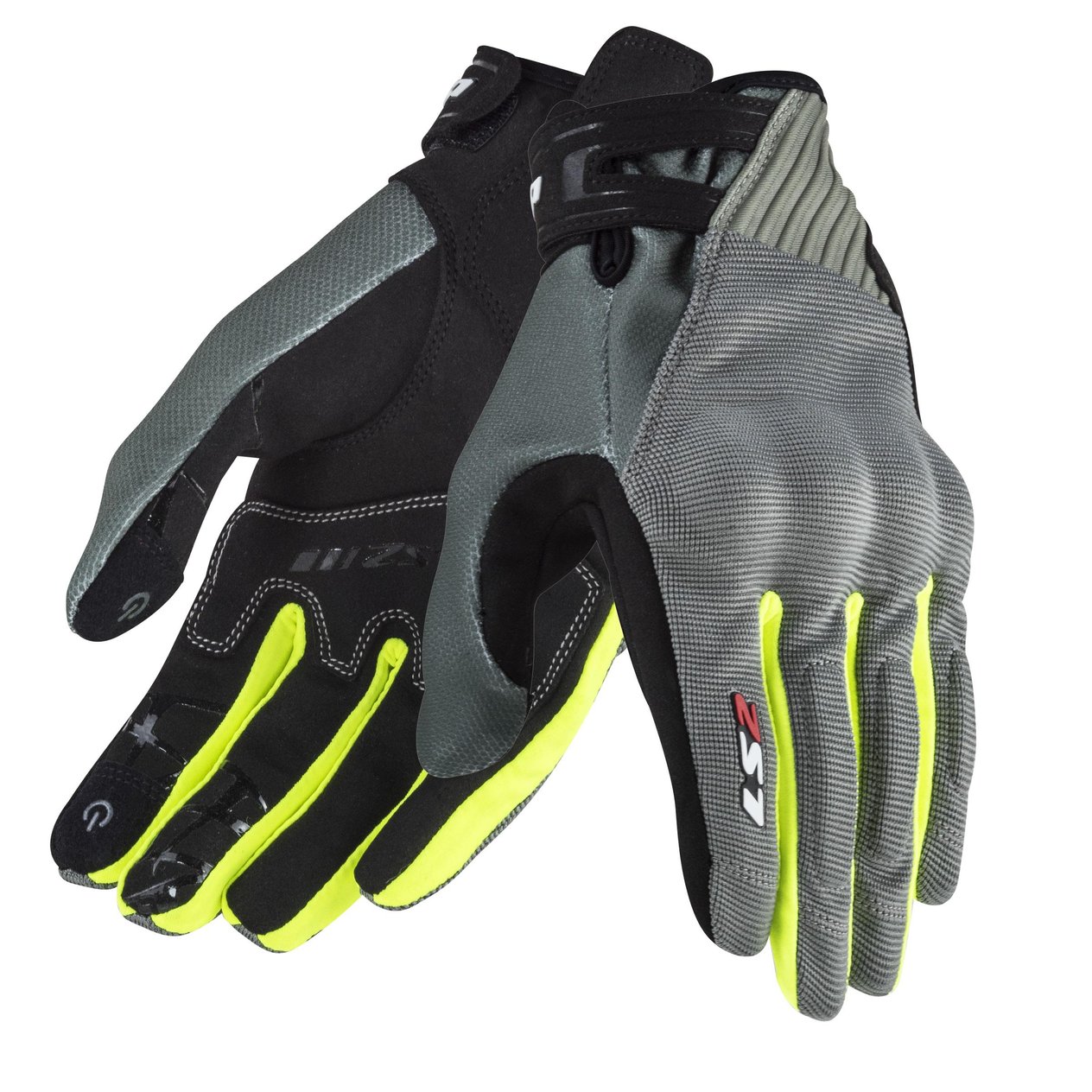 Ls2 Dart 2 Eldiven Gri-Neon Sarı
