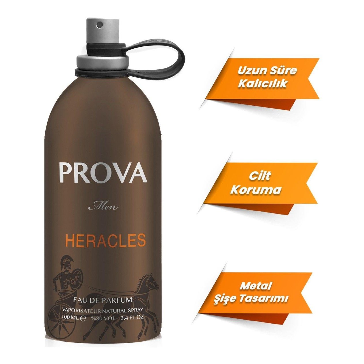 Prova Heracles ve P.12 Black  EDP Erkek Parfüm Seti  x2  120 ml