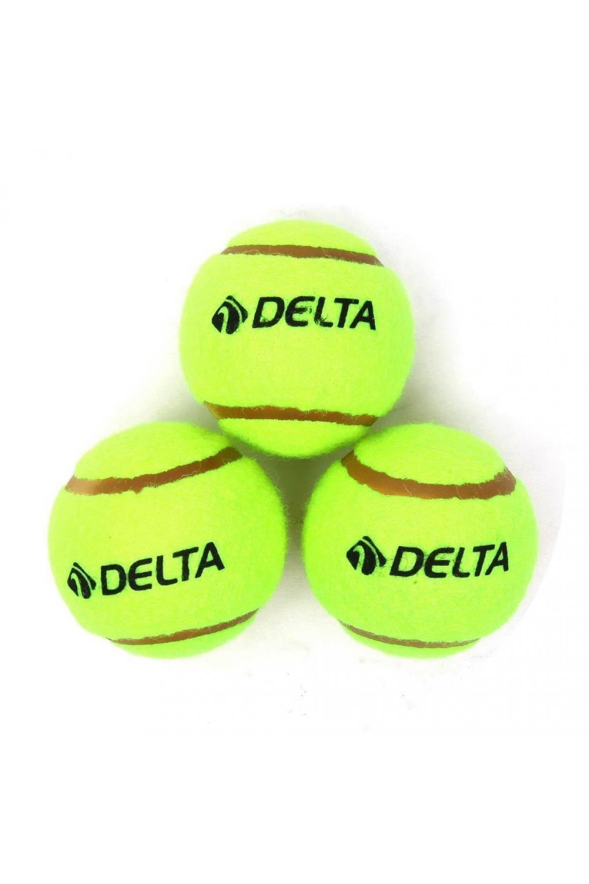 DELTA 3'LÜ TENİS TOPU Takım ve Bireysel Sporlar Unisex