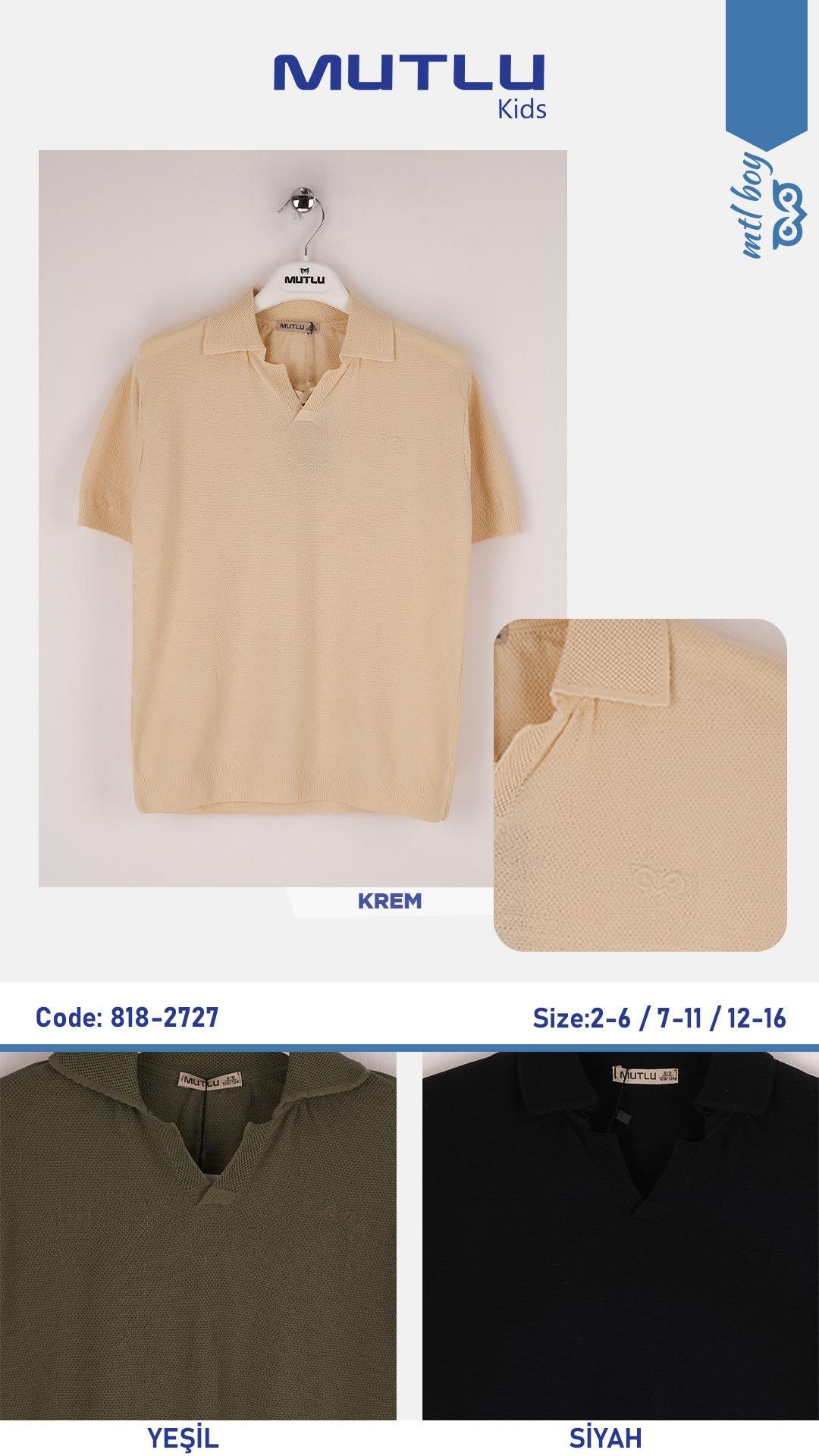 BAYKUŞ NAKIŞLI ERKEK BASIC TRİKO