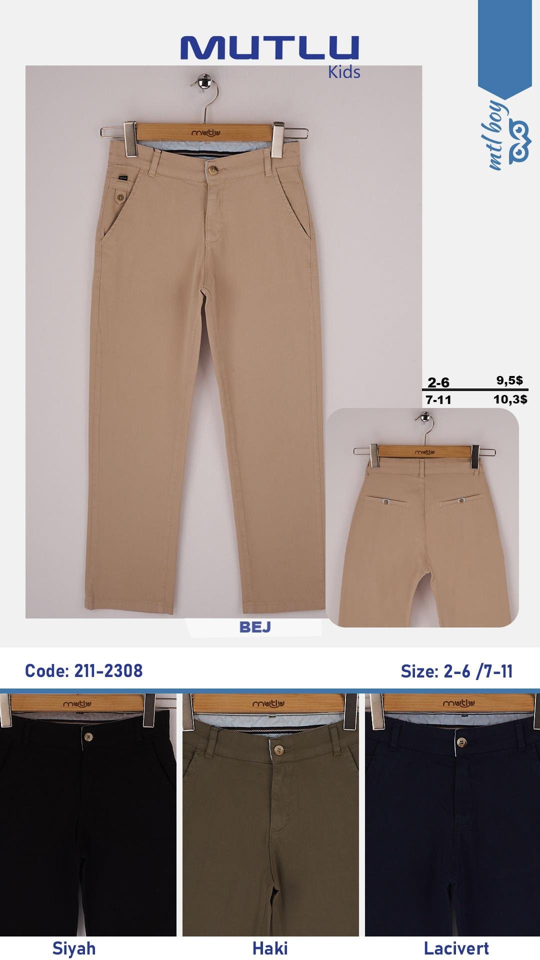 CEP DETAYLI ERKEK GABARDİN PANTOLON