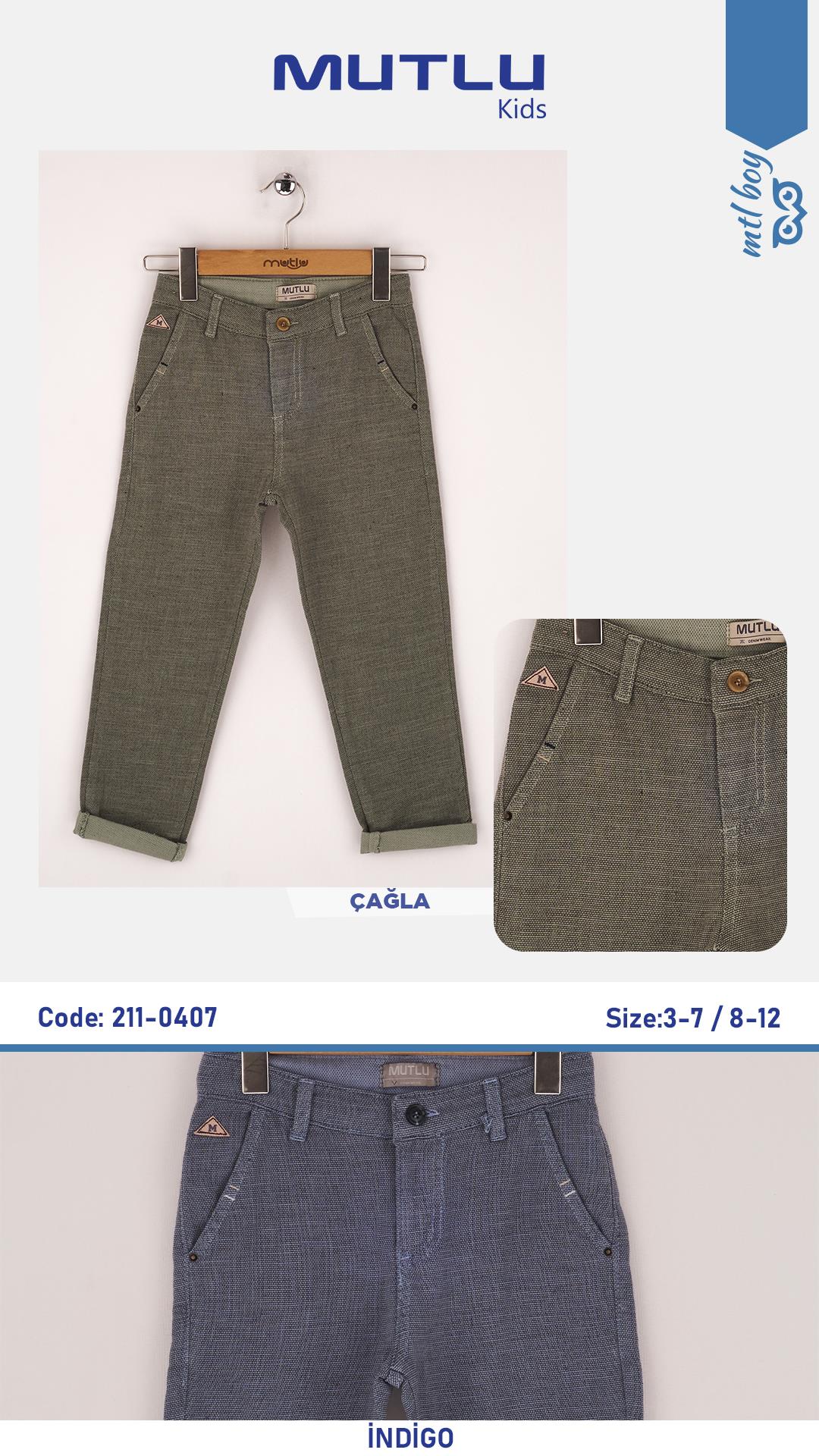 CEP KENARI PUNTERİZLİ ERKEK PANTOLON