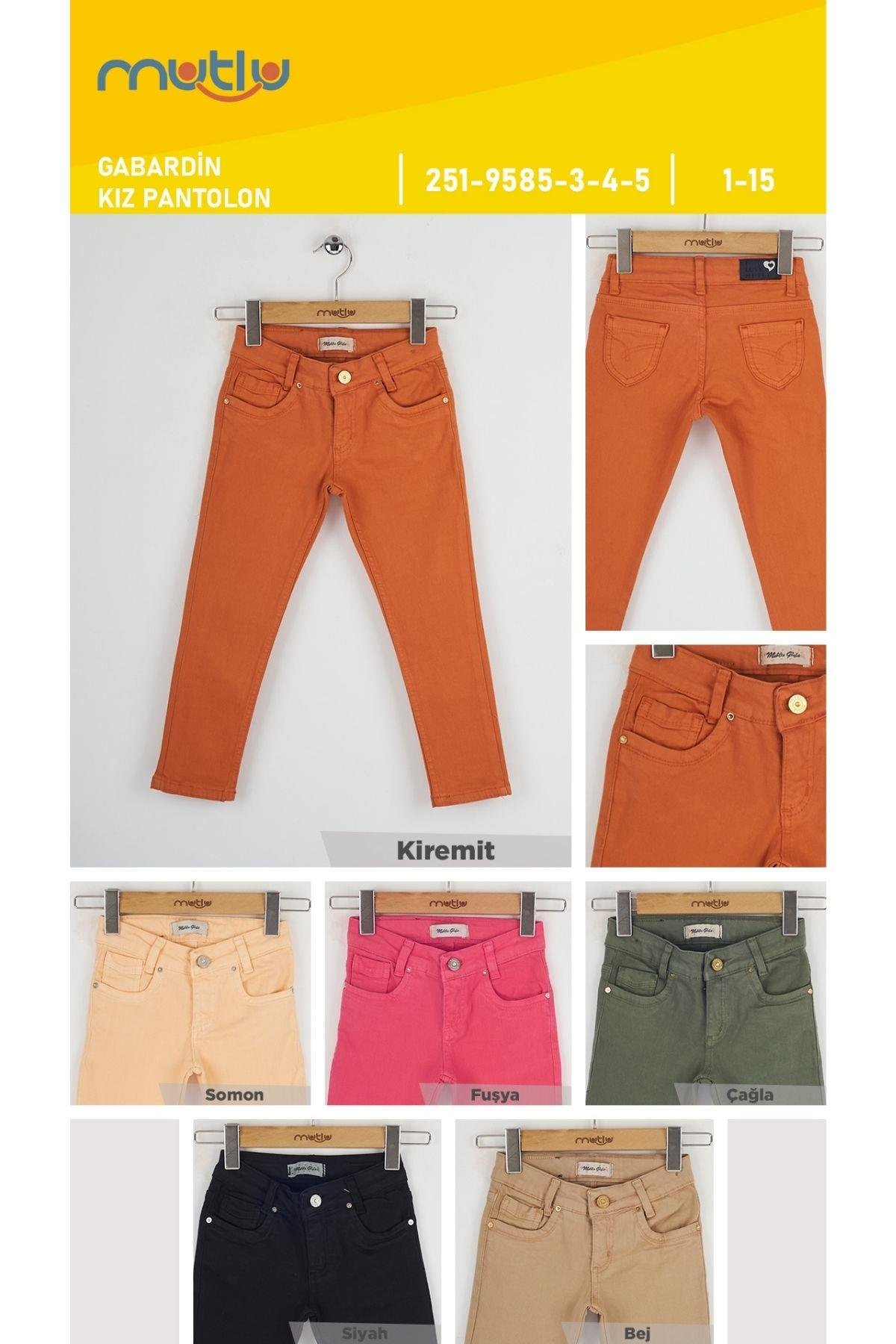 GABARDİN KIZ PANTOLON