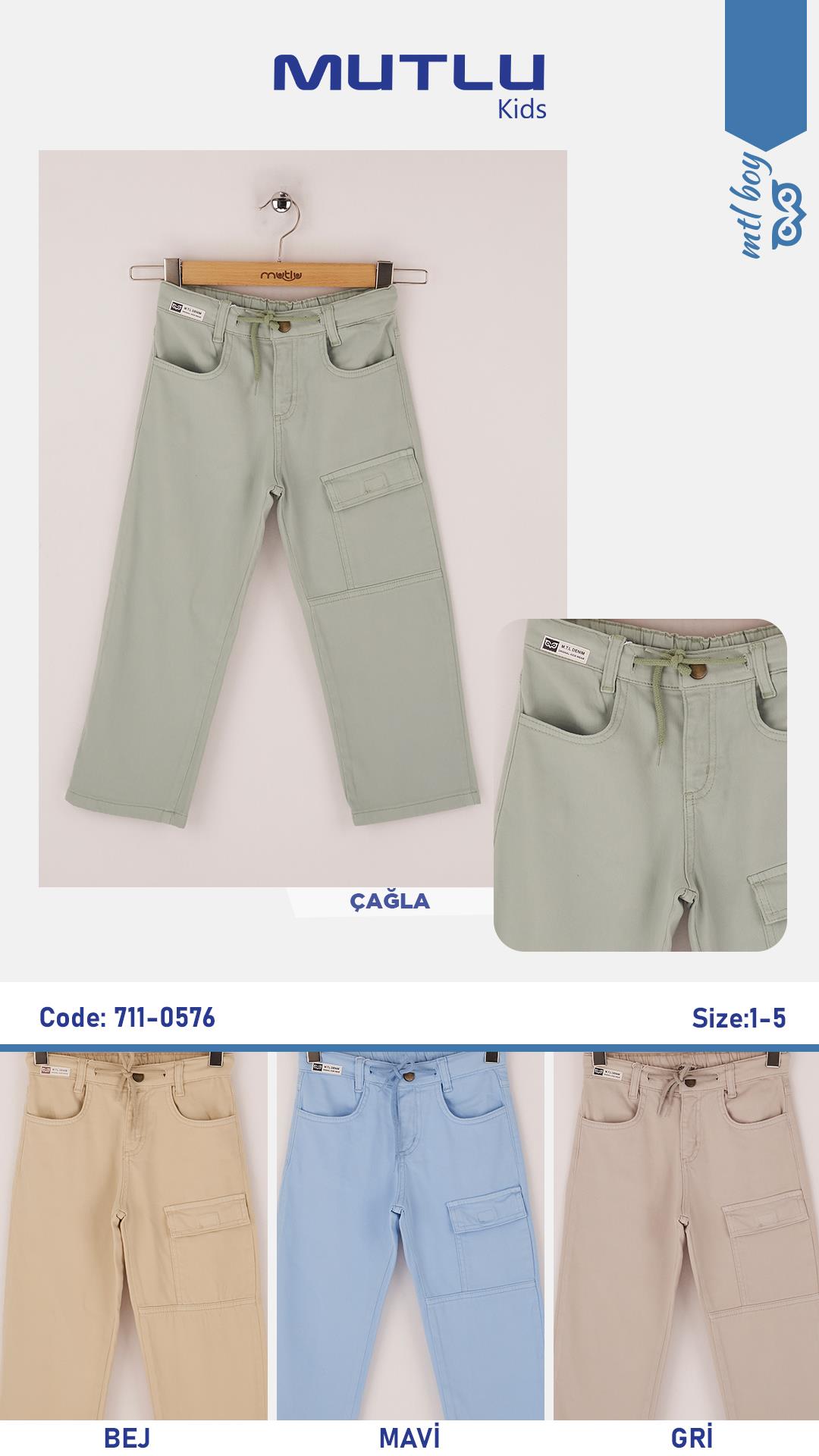 KARGO CEPLİ ETİKETLİ ERKEK PANTOLON