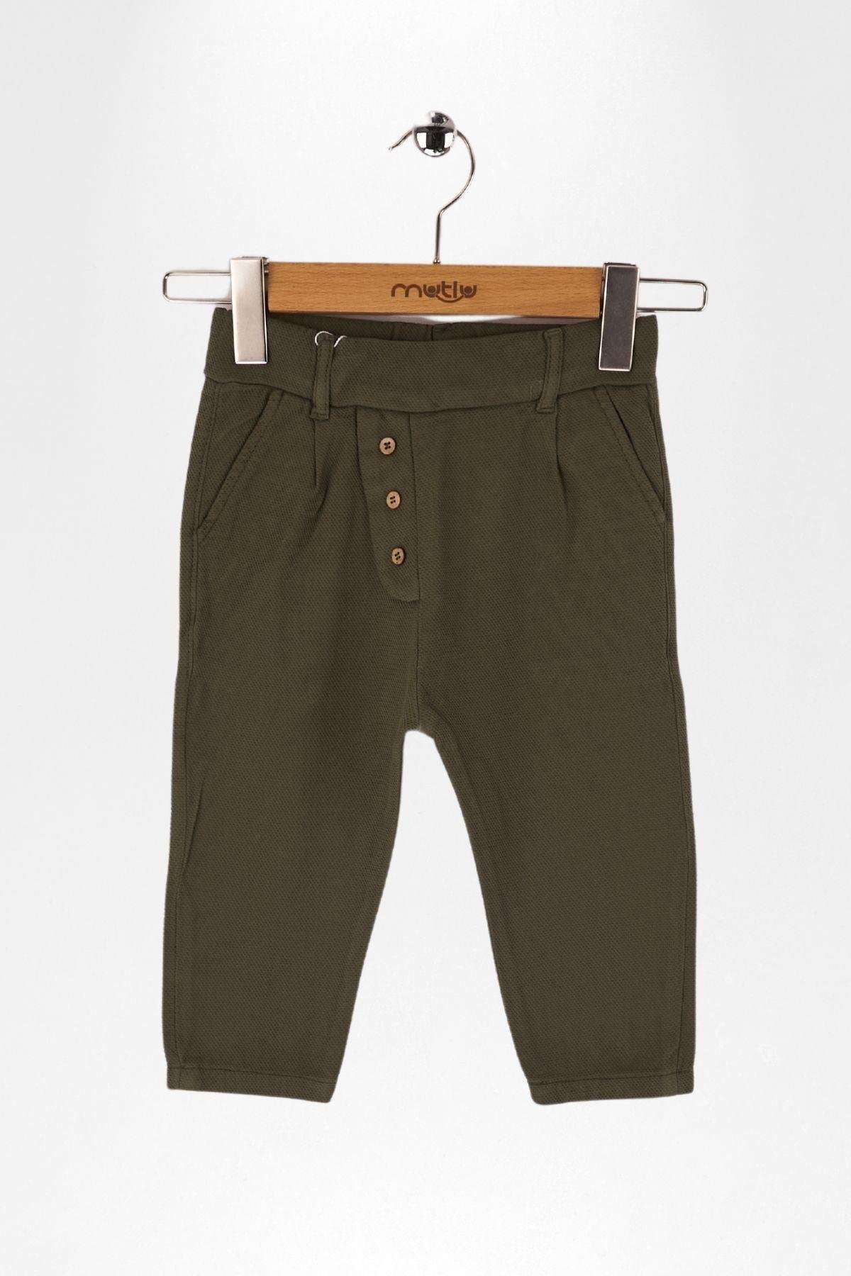 PAT GÖRÜNÜMLÜ ERKEK PANTOLON