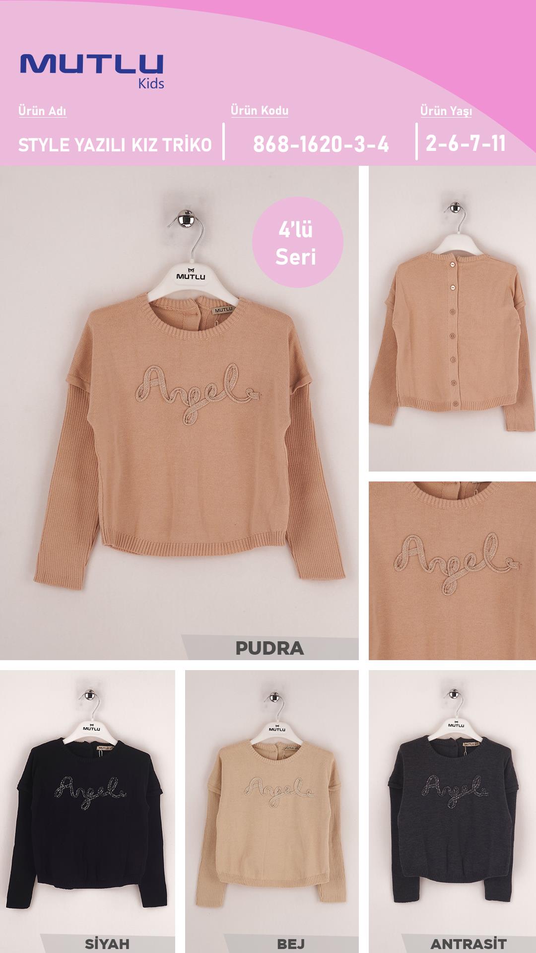 STYLE YAZILI KIZ TRİKO