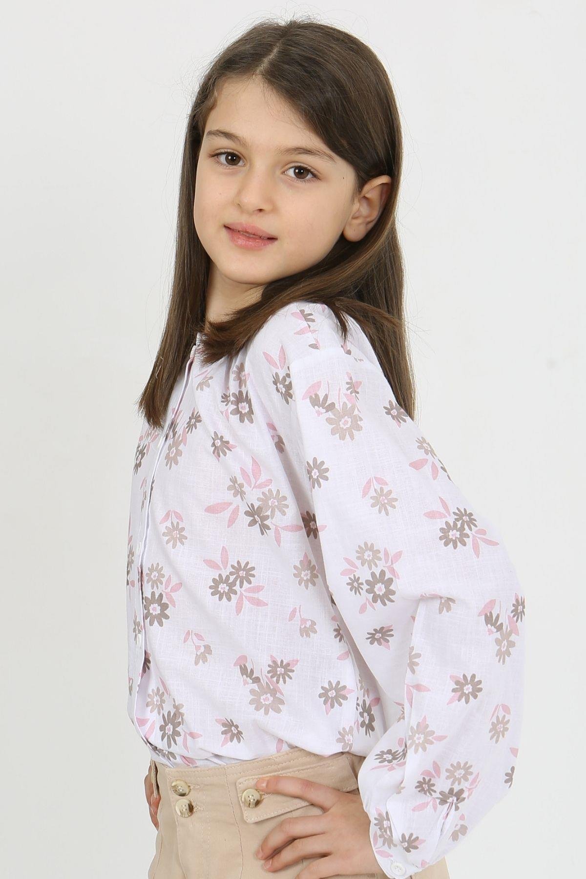 YAKA BİYELİ EMPİRME GÖMLEK