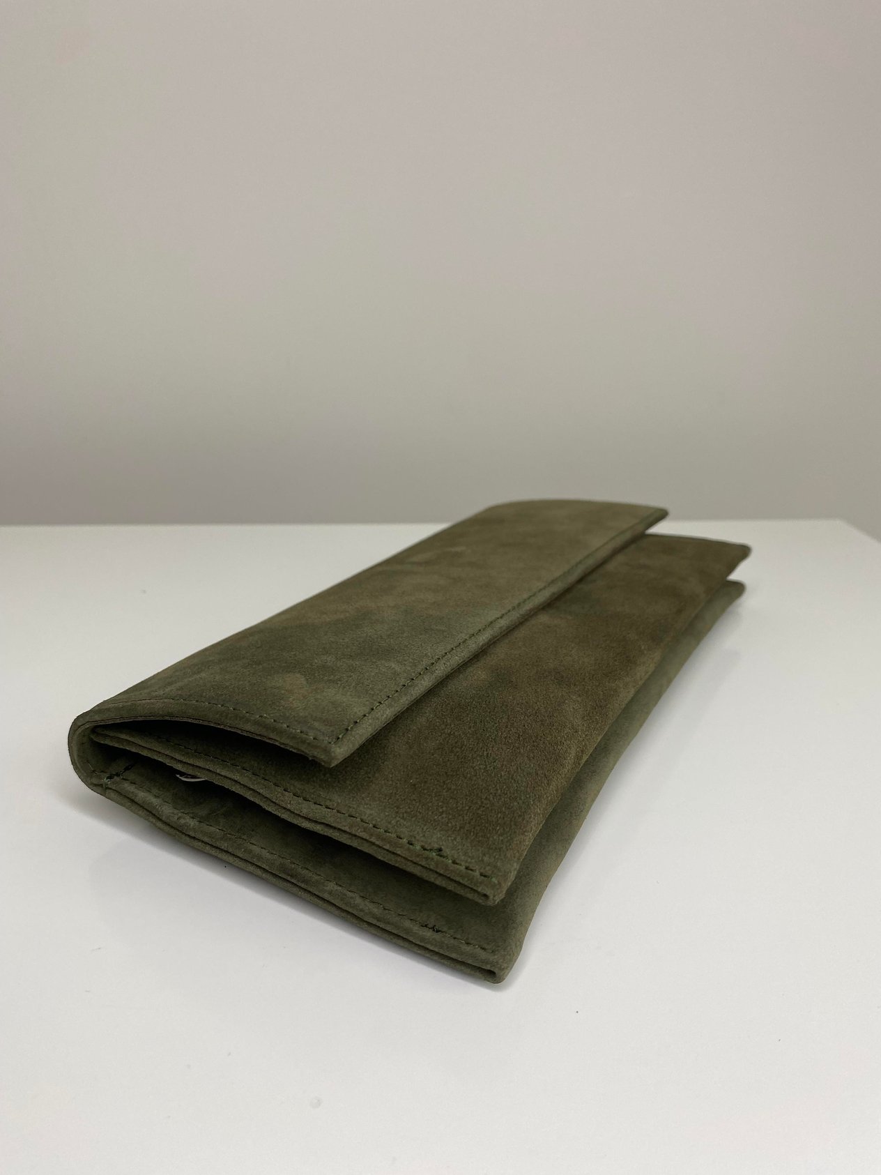 HAKİ SÜET CLUTCH