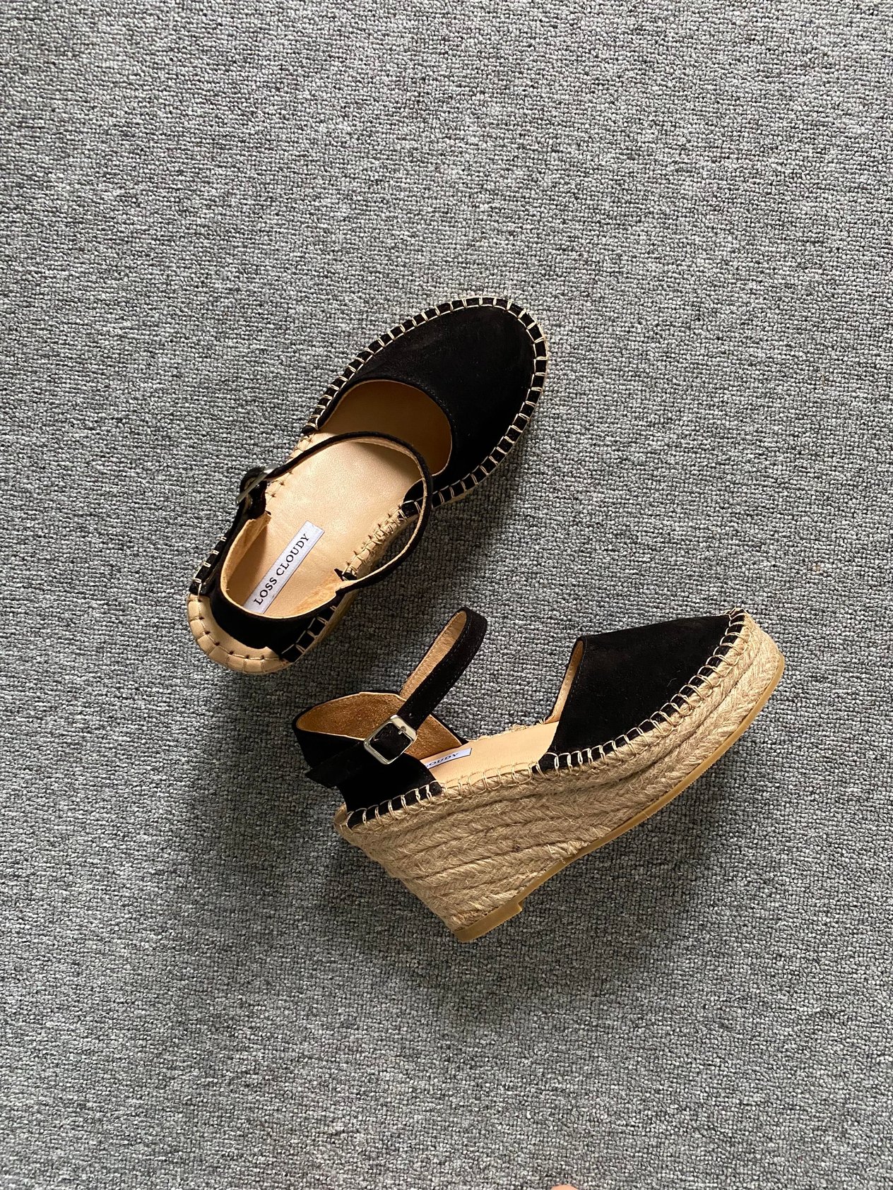 SİYAH DOLGU TOPUK ESPADRİL