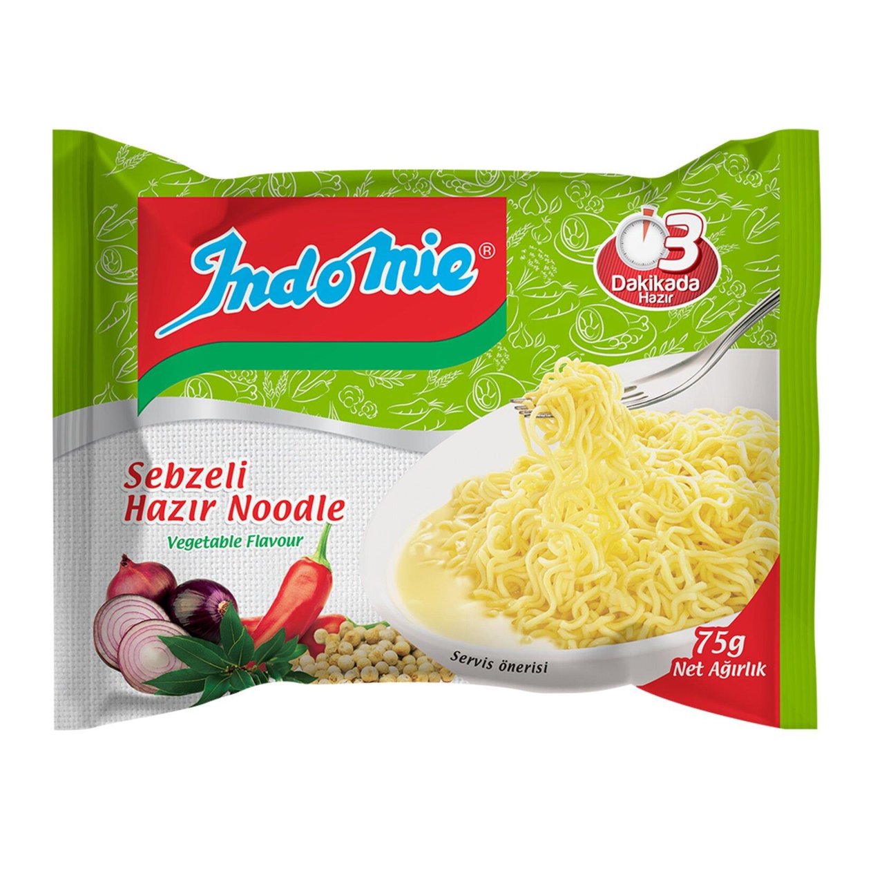 İndomie Sebze Aromalı Noodle