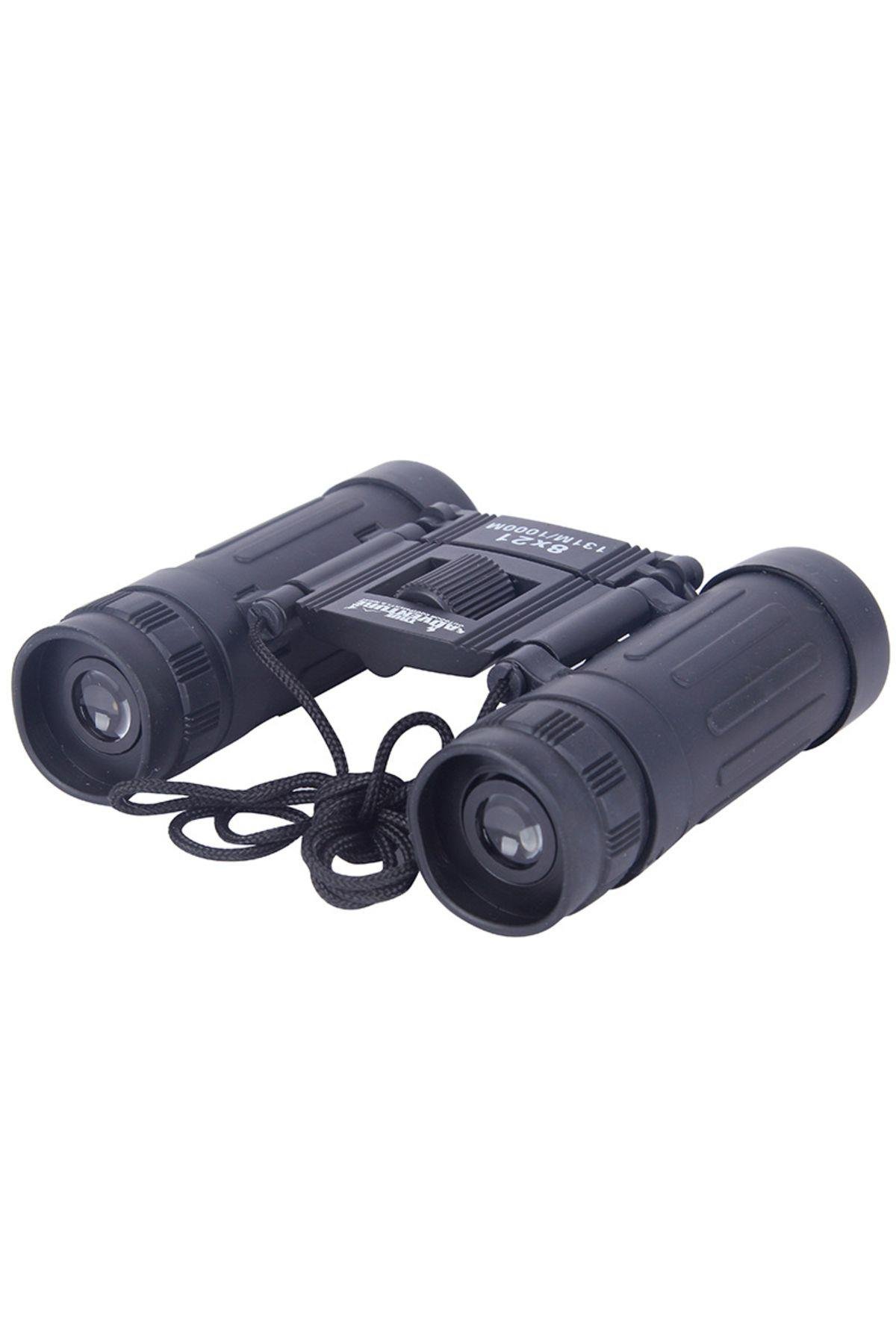 Katlanabilir Taşınabilir Dürbün 25mm Cam Mercekli Askılı Taşıma Çantalı UV Korumalı Lens 10x Dürbün
