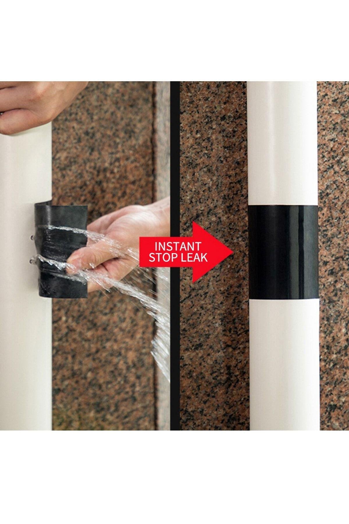 Süper Güçlü Fiber Su Geçirmez Bant Stop Kaçak Onarım Yalıtım Bant Yapışkanlı Yalıtım Koli Bandı