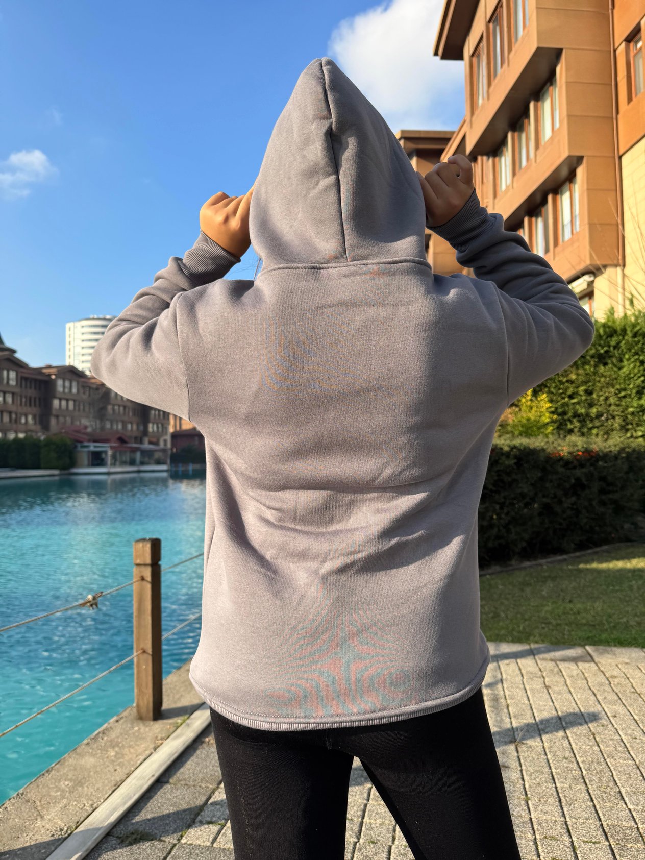 Kadın 3 iplik şardonlu sweat