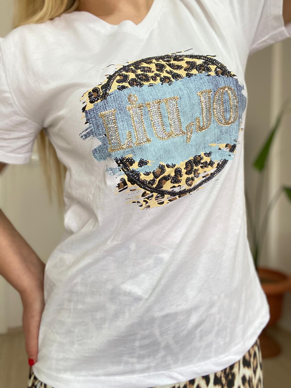 LEOPAR KOT DETAYLI BLUZ