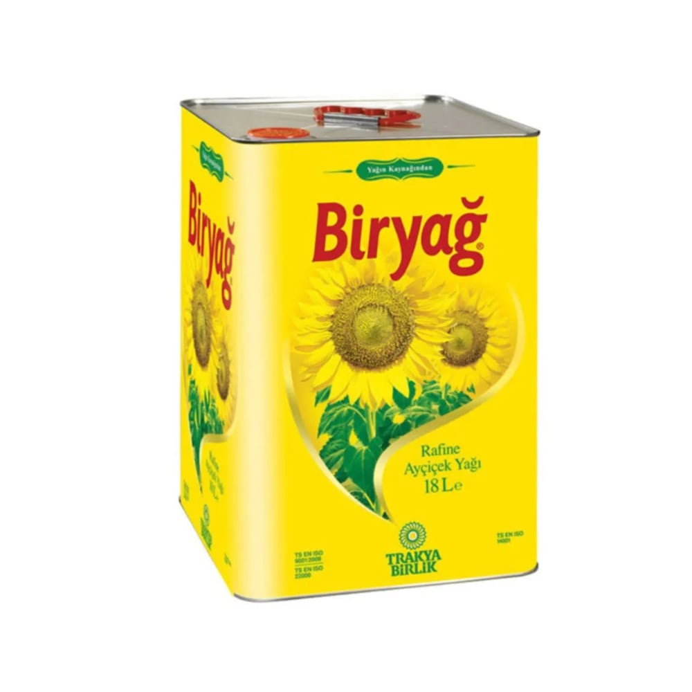 Biryağ Ayçiçek Yağı 18 Lt.