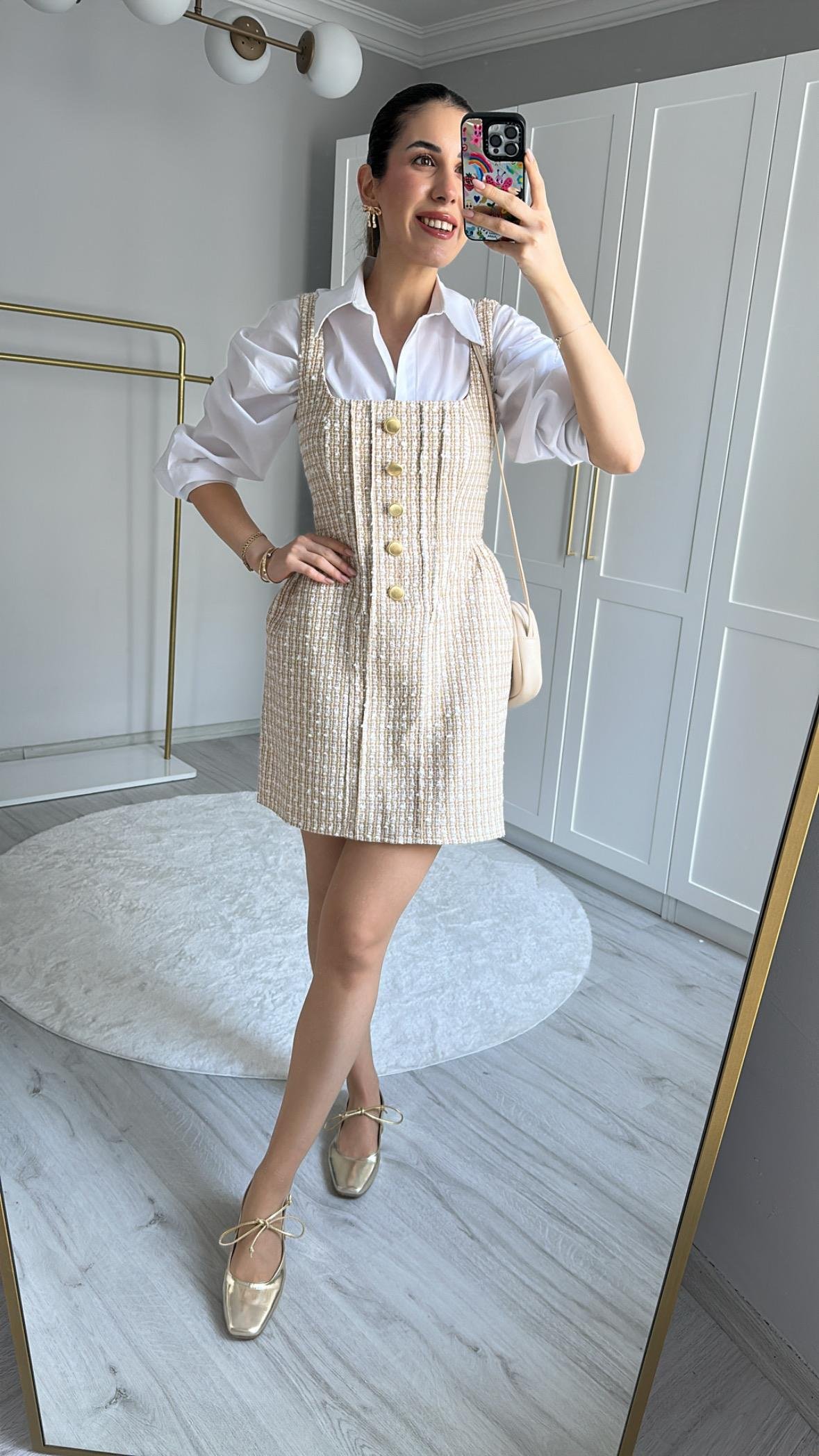 OVERSIZE PREMIUM BEYAZ GOMLEK