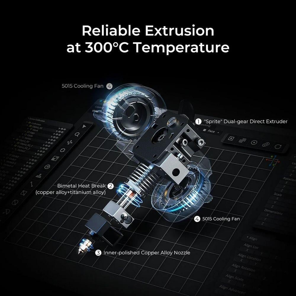 Creality Sermoon D3 Endüstriyel 3D Yazıcı