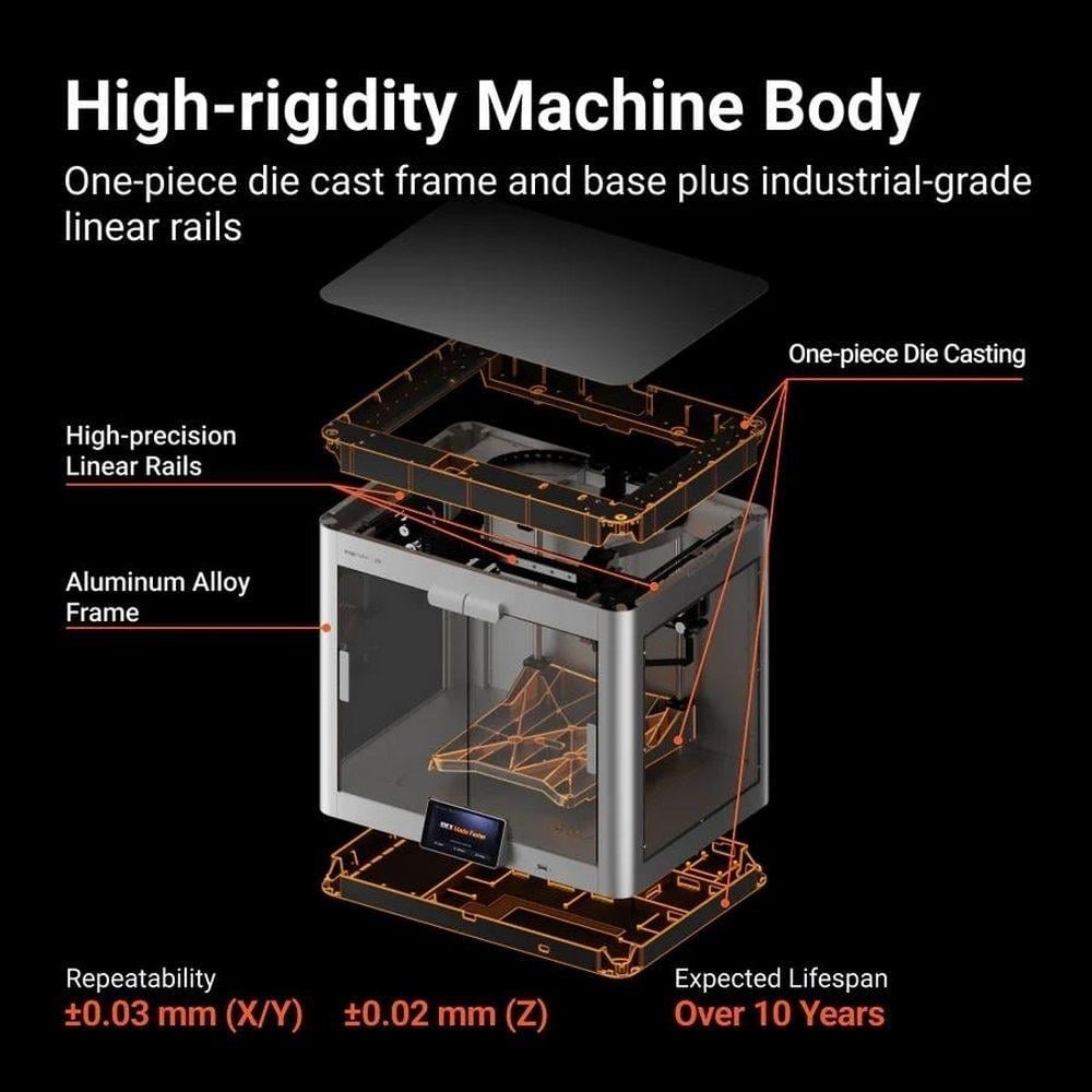 Snapmaker J1S Yüksek Hızlı Idex 3D Yazıcı 