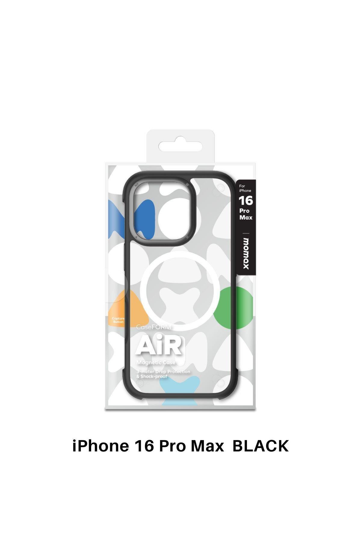 AiR CaseForm Magnetic Case iPhone 16 Pro Max (Black)
