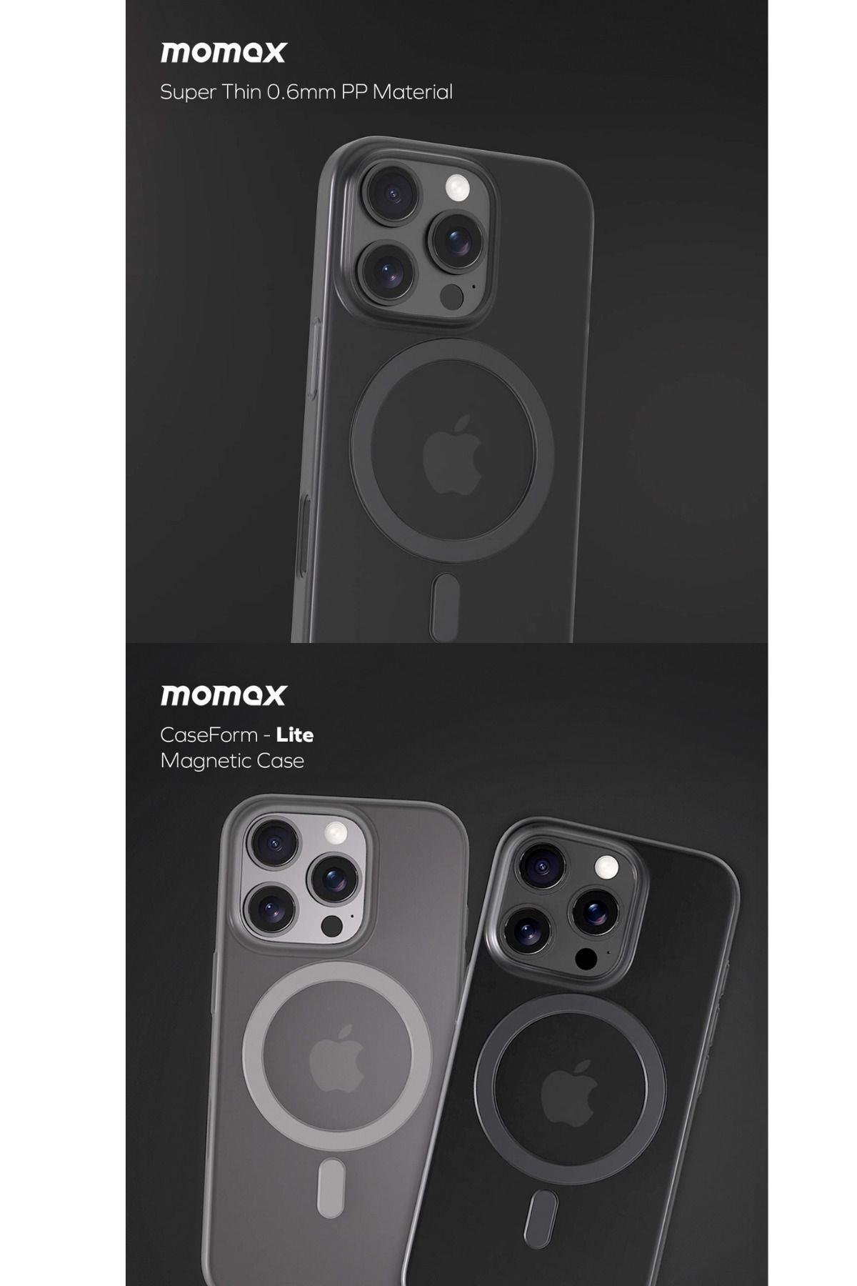 Lite CaseForm Magnetic Case iPhone 16 Plus (Transparent Black)